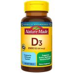 Nature Made Vitamin D3 2000 IU Softgels 90 Count