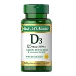 Nature's Bounty Vitamin D3 Softgels for Immunity