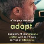 Nature's Bounty Vitamin D3 Softgels for Immunity