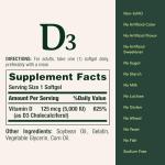Nature's Bounty Vitamin D3 Softgels for Immunity