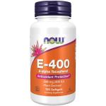 NOW Vitamin E 400 IU Antioxidant Softgels 100 Count