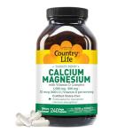 Country Life Calcium Magnesium with Vitamin D, 240 Capsules
