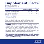 Pure Encapsulations Iron-C with Vitamin C - 60 Capsules