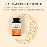 Magwell Magnesium Zinc & Vitamin D3 Supplements