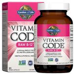 Garden of Life B12 - Vitamin Code Raw B-12 - 30 Capsules, 1,000mcg Whole Food B12 Methylcobalamin for Energy, Vegan Methylcobalamin B12 Vitamin plus Probiotics & Enzymes, Gluten Free Supplements