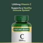Nature's Bounty Vitamin C 1000mg, Immune Support Supplement, Powerful Antioxidant, 1 Pack, 100 Caplets