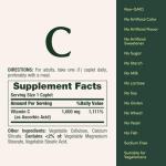 Nature's Bounty Vitamin C 1000mg, Immune Support Supplement, Powerful Antioxidant, 1 Pack, 100 Caplets