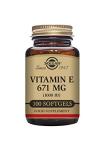 Solgar Vitamin E 670 mg (1000 IU), 100 Mixed Softgels - Natural Antioxidant, Skin & Immune System Support - Naturally-Sourced Vitamin E - Gluten Free, Dairy Free - 100 Servings