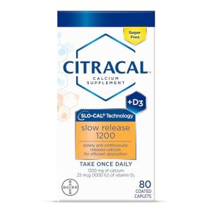 Citracal Calcium Plus D Slow Release 1200, 80 tabs