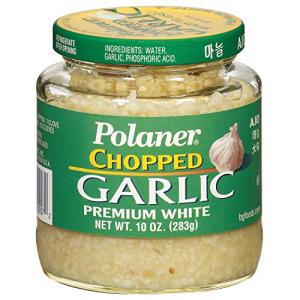 Polaner Premium White Chopped Garlic, 10 Ounce