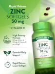 Nature's Truth Zinc with Vitamin C | 50mg | 120 Softgels | Non-GMO & Gluten Free Supplement