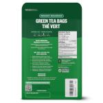 FGO Organic Green Tea, 100 Count Eco-Conscious Tea Bags, Caffeinated, Resealable Pouch, Packaging May Vary (Pack of 1)