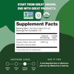 FGO Organic Green Tea, 100 Count Eco-Conscious Tea Bags, Caffeinated, Resealable Pouch, Packaging May Vary (Pack of 1)