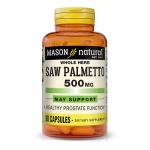 MASON NATURAL Saw Palmetto 500 mg, Supports Prostate Health & Urinary Function, 90 Capsules
