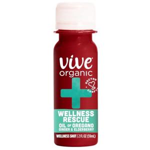 Vive Organic Wellness Rescue Shot with Ginger & Elderberry