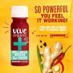Vive Organic Wellness Rescue Shot, Ginger, Elderberry & Oil of Oregano, 2 Oz