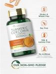 Carlyle Turmeric Curcumin with Black Pepper 3000mg | 90 Powder Capsules | Complex Supplement with Bioperine | Non-GMO, Gluten Free