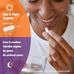 Contac Non-Drowsy Day & Multi-Symptom Night Cold & Flu Medicine, Maximum Strength Relief for Fever, Sore Throat, Nasal Congestion, Head & Body Aches, Runny Nose, 28 Count, 16 Day, 12 Night Caplets