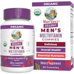 MaryRuth Organics Mens Vitamin Gummy | USDA | Vegan | Daily Multivitamins for Immune Support | Non-GMO | Gluten Free | 60 Count