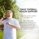 MASON NATURAL Magnesium & Vitamin D3 with Turmeric, 60 Day Supply Dietary Supplement with 500 mg Magnesium, 3000 IU Vitamin D3, and 150 mg Turmeric