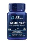 Life Extension Neuro-Mag Magnesium L-Threonate, Memory Health, Quick Thinking, Cognitive Health Support, Vegetarian, Non-GMO, 90 Vegetarian Capsules (144 mg from 2000 mg Magtein magnesium L-threonate