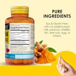 MASON NATURAL Magnesium & Vitamin D3 with Turmeric, 60 Day Supply Dietary Supplement with 500 mg Magnesium, 3000 IU Vitamin D3, and 150 mg Turmeric