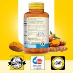 MASON NATURAL Magnesium & Vitamin D3 with Turmeric, 60 Day Supply Dietary Supplement with 500 mg Magnesium, 3000 IU Vitamin D3, and 150 mg Turmeric