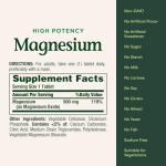 Nature's Bounty Magnesium, Mineral Supplement, Supports Bone and Muscle Health, 500 mg, Coated Tablets, 100 Count