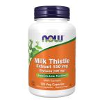 NOW Foods Supplements, Silymarin Milk Thistle Extract 150 mg with Turmeric, Supports Liver Function*, 120 Veg Capsules