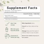 Organic Milk Thistle Powder, 3.5 oz (400 Servings) | Herbal Liver Support Milk Thistle Supplement | Liver Detox & Antioxidant Support | Contains Active Silymarin | Non-GMO, Vegan Friendly