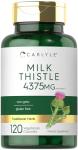 Carlyle Milk Thistle Supplement | 4375mg | 120 Capsules | High Potency Extract | Vegetarian, Non-GMO, Gluten Free