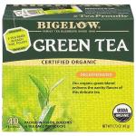 Bigelow Tea Decaffeinated Organic Green Tea Bags, 40 ct