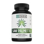 Zhou Saw Palmetto Supplement for Men - Premium Complex, Advanced Formula, Extra Strength 450mg Saw Palmetto Berry Per Capsule - 100 Vegetarian Capsules