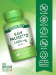 Nature's Truth Saw Palmetto Extract | 2400mg | 120 Capsules | Non-GMO & Gluten Free Supplement