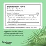 Saw Palmetto for Men and Women | Saw Palmetto Extract & Powder Blend | Hormonal Balance, Urinary Health & Androgen Support | Support Hair, Skin, and Nail Health | 500mg Capsules | 100 Day Supply