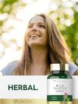 Carlyle Milk Thistle Supplement | 4375mg | 120 Capsules | High Potency Extract | Vegetarian, Non-GMO, Gluten Free