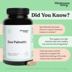 Saw Palmetto for Men and Women | Saw Palmetto Extract & Powder Blend | Hormonal Balance, Urinary Health & Androgen Support | Support Hair, Skin, and Nail Health | 500mg Capsules | 100 Day Supply
