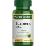 Nature's Bounty Turmeric Capsules, Herbal Supplement with Plant-Based Antioxidants, 450 Mg, 60 Ct