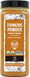 Soeos Organic Turmeric Powder 10oz (284g), Non-GMO Verified, USDA Organic, Natural Curcumin, Lab Tested for Purity, Sealed Package To Keep Turmeric Fresh