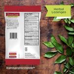 Traditional Medicinals Lozenges, Organic Throat Coat Lemon Ginger Echinacea, Sore Throat Support, 16 Individually Wrapped Lozenges