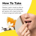 Bach RESCUE PEARLS, Natural Orange Vanilla Flavor, Natural Stress Relief, Homeopathic Flower Essence, Quick-Dissolve, Gluten & Sugar-Free, 28 Count