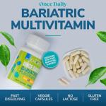Bariatric Choice Once-Daily Bariatric Multivitamin with 45 mg of Iron | Easy to Swallow Capsule | Vitamin for Bariatric Surgery Patients | 90 Count (3-Month Supply)