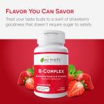 EZ Melts Dissolvable Vitamin B-Complex with Methyl B12 and Methyl Folate, Sugar-Free, 2-Month Supply