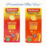 Redoxon Vitamin C + Zinc, Effervescent Tablets of Vitamin C and Zinc, Helps Support Your Immune System, Orange Flavor, 20 Effervescent Tablets, 2.82 Oz, Box