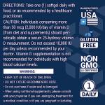 Life Extension Vitamin D3 175 mcg (7000 IU), Immune System Support, Bone Health, Brain Performance, Gluten-Free, Non-GMO, Once Daily, Two-Month Supply, 60 softgels