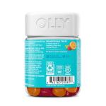 OLLY Kids Chillax Gummy, For a Calm and Relaxed Mood*, Magnesium, L-Theanine, Lemon Balm Extract, Chewable Supplement, Sherbet Flavored, 25 Day Supply - 50 Count (Packaging May Vary)