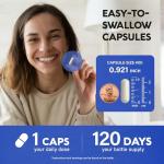 Magnesium Glycinate 500 mg - Chelated Supplement - 98% High Absorption - Support for Sleep, Muscle & Heart Health - Made in USA, Lab Tested & Non-GMO - 120 Capsules