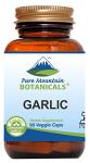 Pure Mountain Botanicals Garlic Pills Kosher Vegan Capsules with 500mg Organic Garlic Allium Sativum Supplement