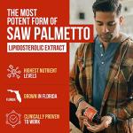 Saw Palmetto Extract – 10X Potency, Pharmaceutical Grade Strength - Plus Pumpkin Seed Oil - Supports Prostate Health, Relieves Urination Issues, Supports Hair Growth, DHT Blocker – 60 Softgels