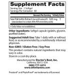 Doctor's Best Best Saw Palmetto Extract (320 mg), Softgel Capsules, 60-Count